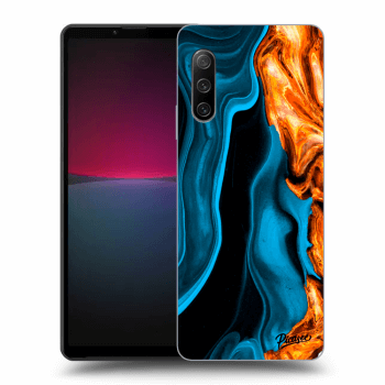 Obal pro Sony Xperia 10 IV 5G - Gold blue