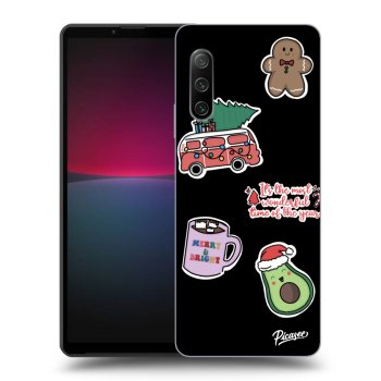 Obal pro Sony Xperia 10 IV 5G - Christmas Stickers