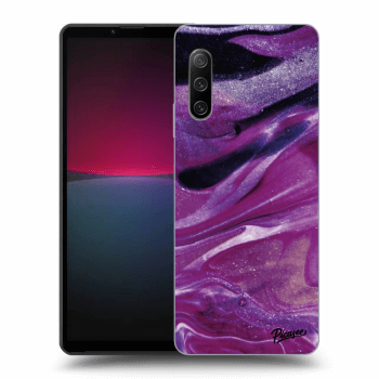 Obal pro Sony Xperia 10 IV 5G - Purple glitter