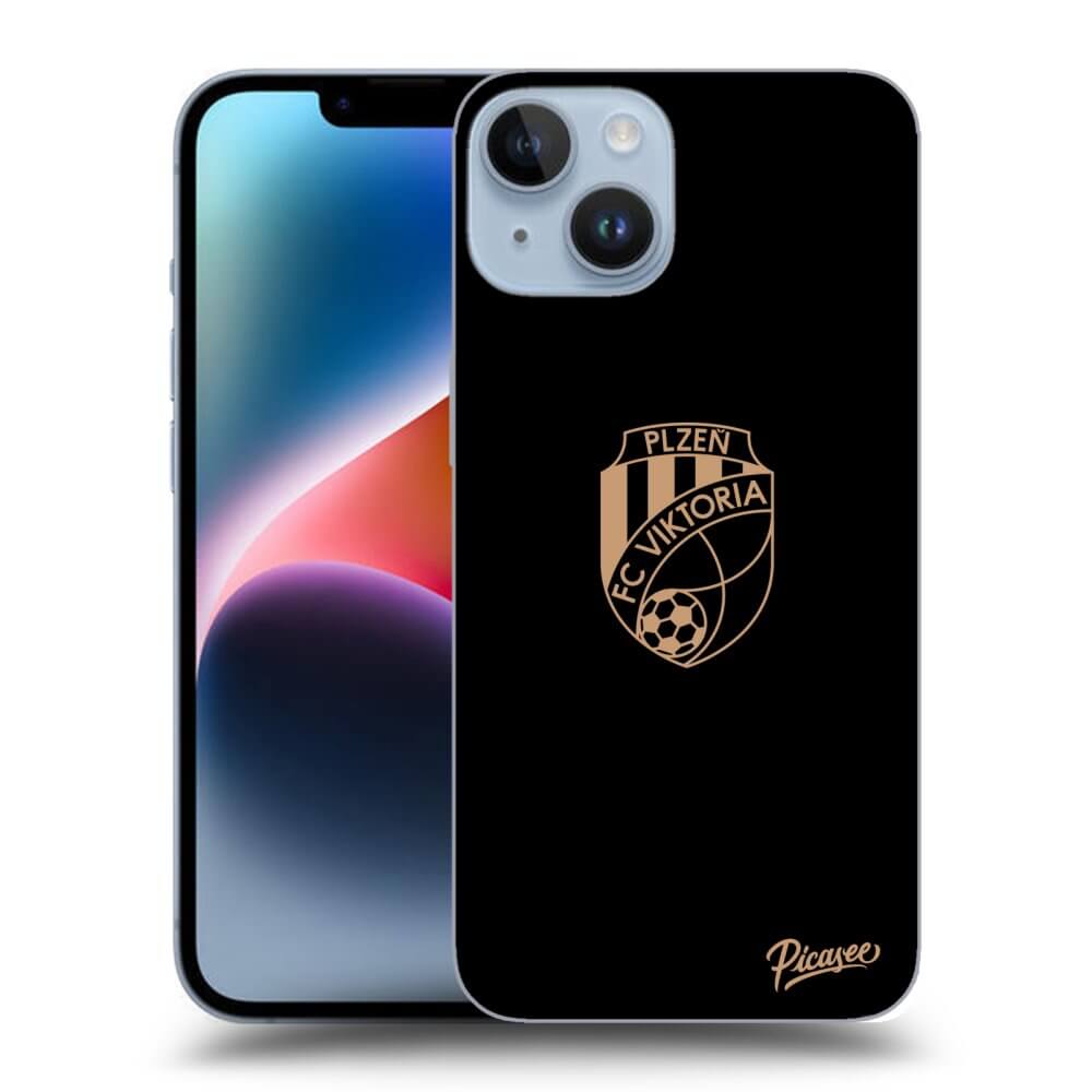 Picasee silikonový černý obal pro Apple iPhone 14 - FC Viktoria Plzeň I