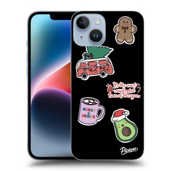 Obal pro Apple iPhone 14 - Christmas Stickers