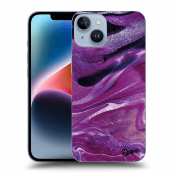 Obal pro Apple iPhone 14 - Purple glitter