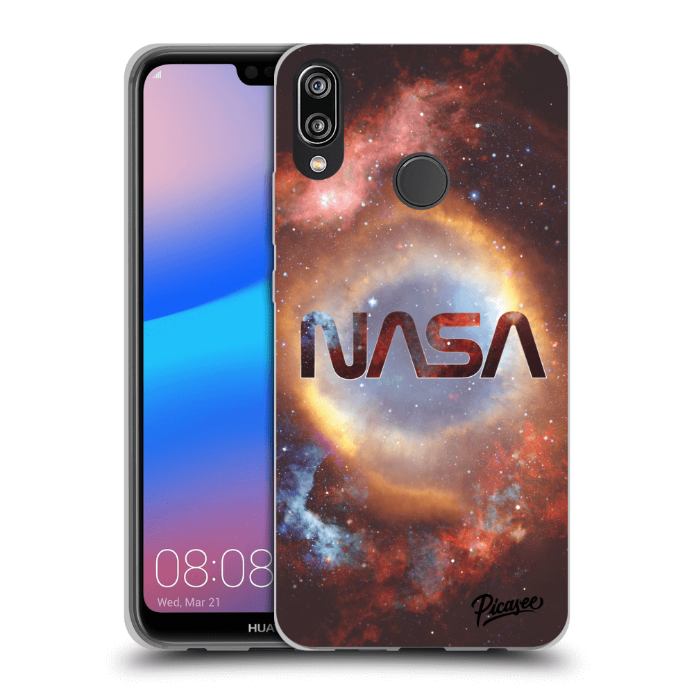 Picasee silikonový černý obal pro Huawei P20 Lite - Nebula