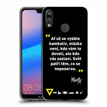 Obal pro Huawei P20 Lite - Kazma - SVĚT PATŘÍ TĚM, CO SE NEPOSEROU