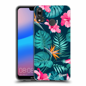 Obal pro Huawei P20 Lite - Pink Monstera