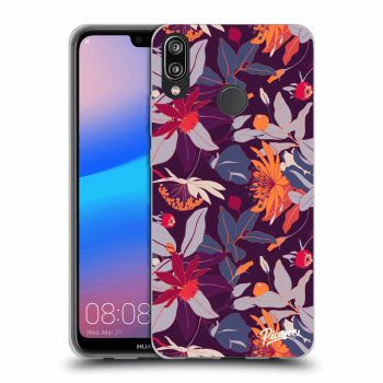 Obal pro Huawei P20 Lite - Purple Leaf