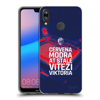Picasee silikonový průhledný obal pro Huawei P20 Lite - FC Viktoria Plzeň E