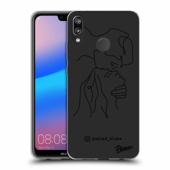Picasee silikonový černý obal pro Huawei P20 Lite - Forehead kiss