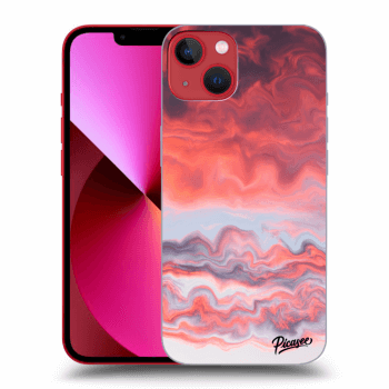 Picasee silikonový průhledný obal pro Apple iPhone 14 Plus - Sunset