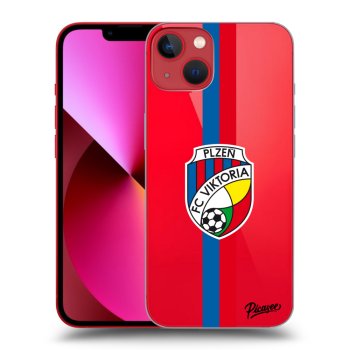 Picasee silikonový průhledný obal pro Apple iPhone 14 Plus - FC Viktoria Plzeň H