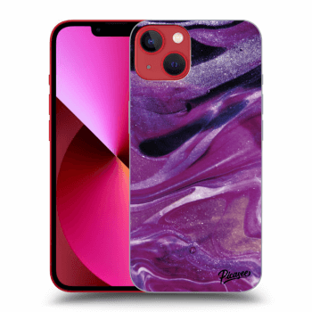 Obal pro Apple iPhone 14 Plus - Purple glitter