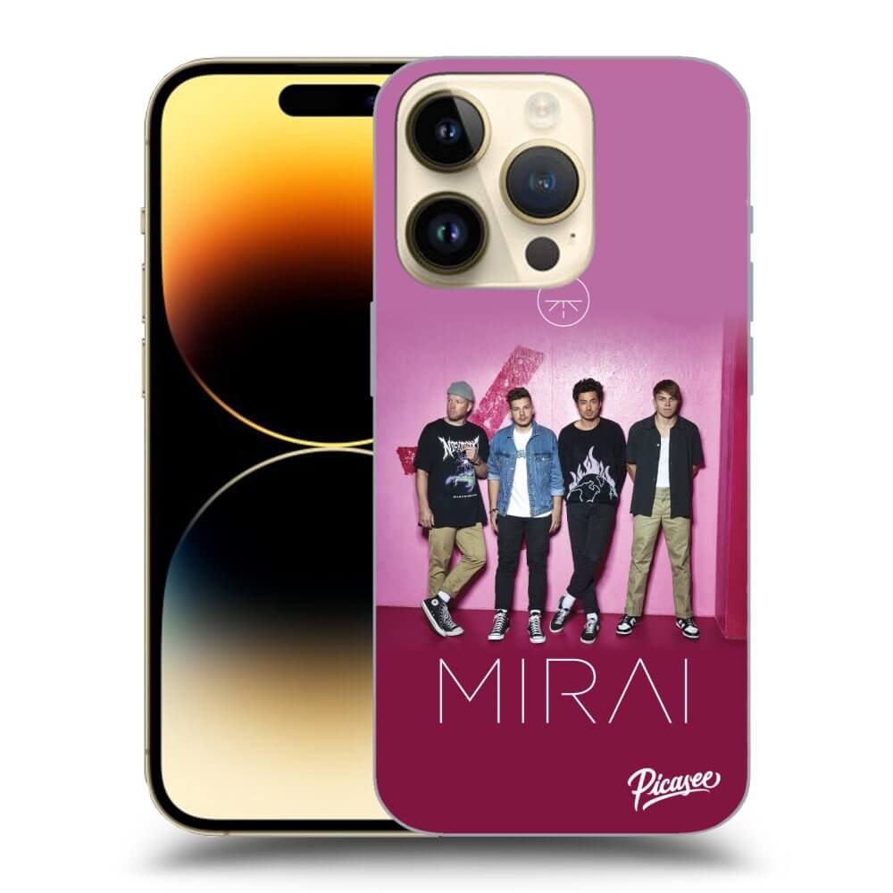 Picasee silikonový černý obal pro Apple iPhone 14 Pro - Mirai - Pink