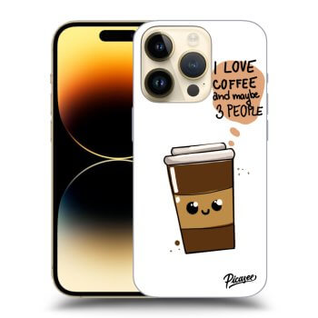 Obal pro Apple iPhone 14 Pro - Cute coffee