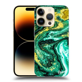 Obal pro Apple iPhone 14 Pro - Green Gold