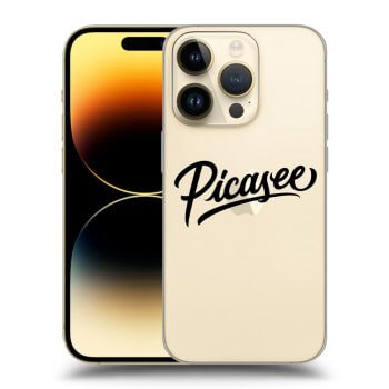 Picasee silikonový průhledný obal pro Apple iPhone 14 Pro - Picasee - black