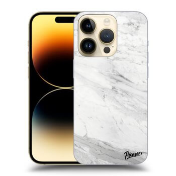 Obal pro Apple iPhone 14 Pro - White marble