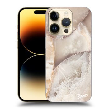 Picasee ULTIMATE CASE pro Apple iPhone 14 Pro - Cream marble