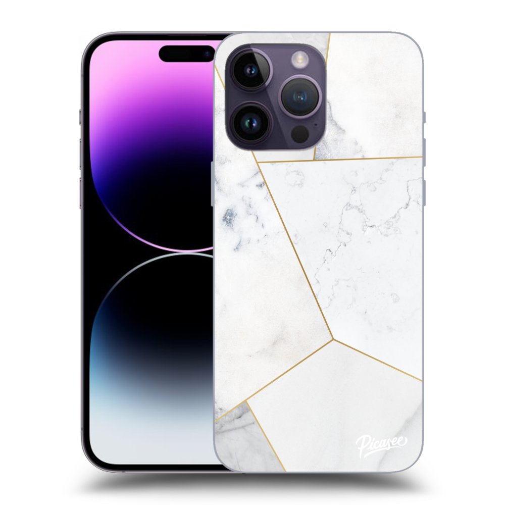 Picasee ULTIMATE CASE pro Apple iPhone 14 Pro Max - White tile