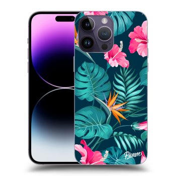 Obal pro Apple iPhone 14 Pro Max - Pink Monstera