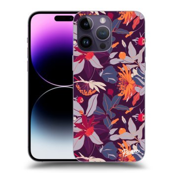 Obal pro Apple iPhone 14 Pro Max - Purple Leaf