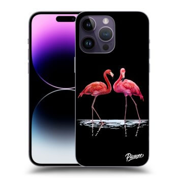 Obal pro Apple iPhone 14 Pro Max - Flamingos couple