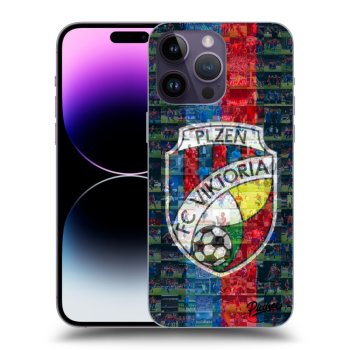 Picasee silikonový průhledný obal pro Apple iPhone 14 Pro Max - FC Viktoria Plzeň A