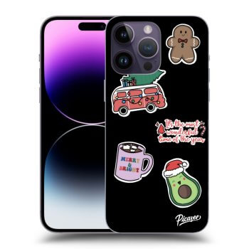 Obal pro Apple iPhone 14 Pro Max - Christmas Stickers