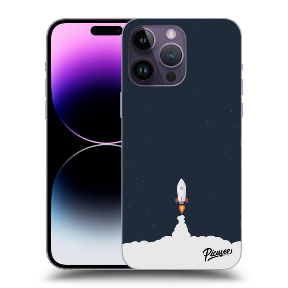 Picasee silikonový průhledný obal pro Apple iPhone 14 Pro Max - Astronaut 2