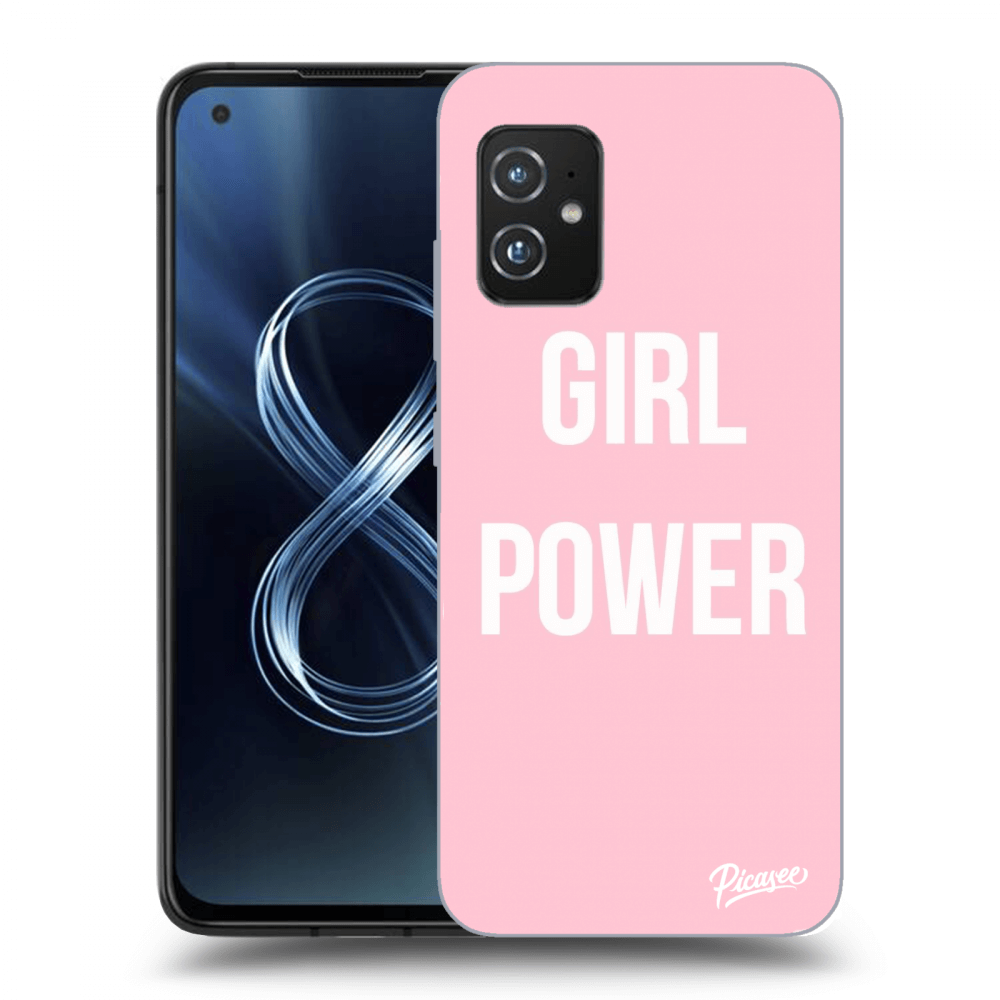 Picasee silikonový průhledný obal pro Asus Zenfone 8 ZS590KS - Girl power