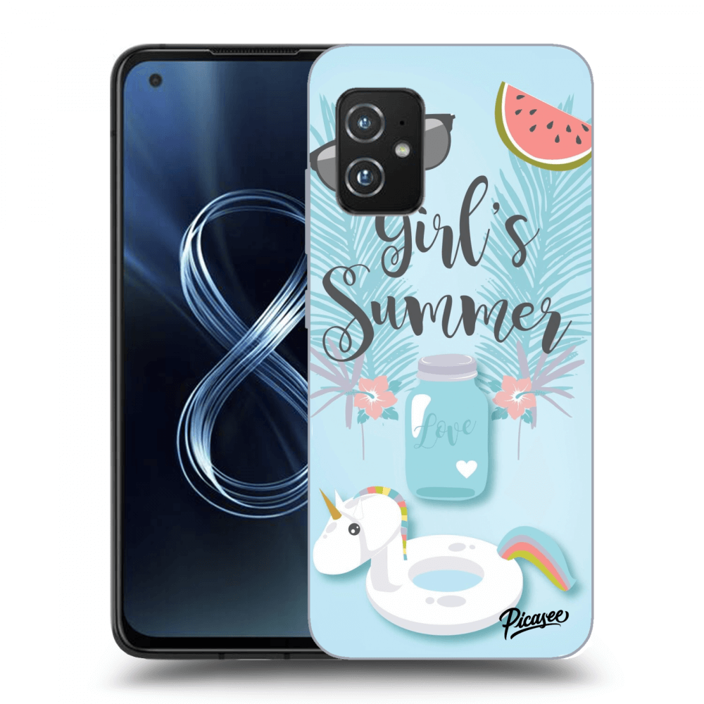 Picasee silikonový průhledný obal pro Asus Zenfone 8 ZS590KS - Girls Summer