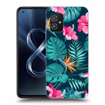 Obal pro Asus Zenfone 8 ZS590KS - Pink Monstera