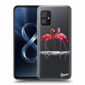 Obal pro Asus Zenfone 8 ZS590KS - Flamingos couple