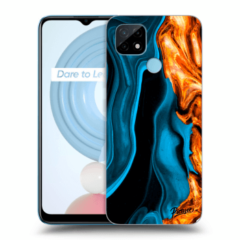 Obal pro Realme C21Y - Gold blue