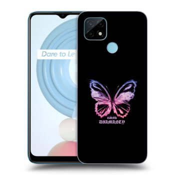 Obal pro Realme C21Y - Diamanty Purple