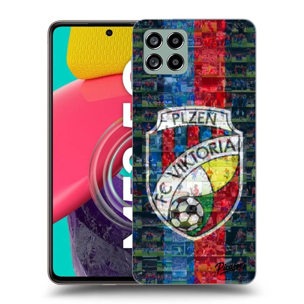 Picasee silikonový průhledný obal pro Samsung Galaxy M53 5G - FC Viktoria Plzeň A