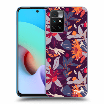 Obal pro Xiaomi Redmi 10 (2022) - Purple Leaf