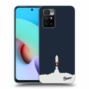 Picasee silikonový černý obal pro Xiaomi Redmi 10 (2022) - Astronaut 2