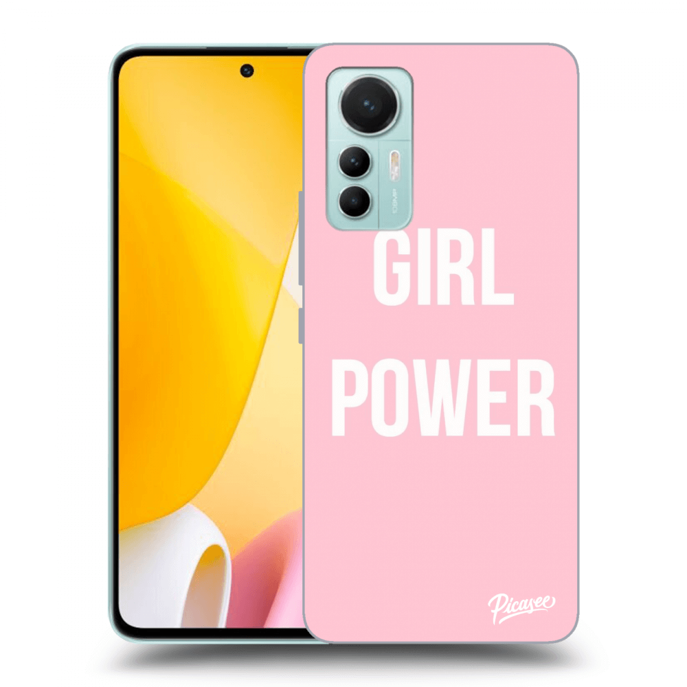 Picasee silikonový černý obal pro Xiaomi 12 Lite - Girl power
