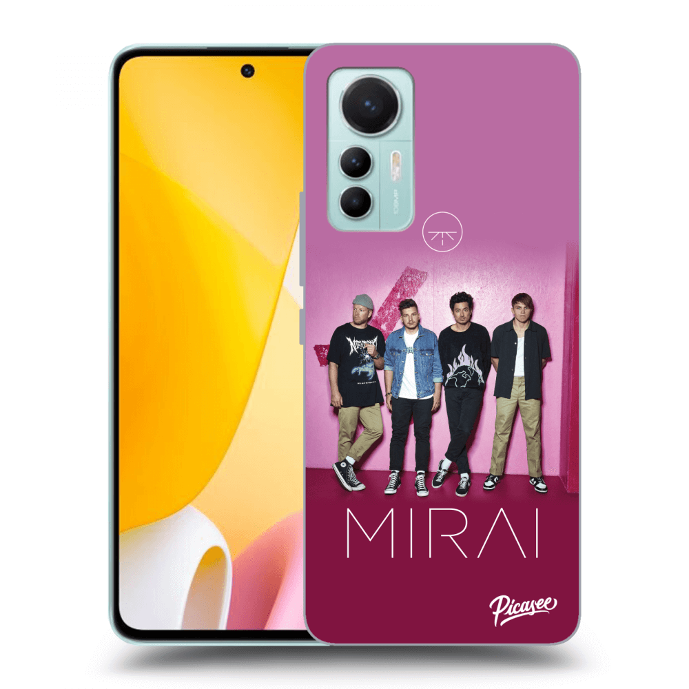 Picasee silikonový průhledný obal pro Xiaomi 12 Lite - Mirai - Pink