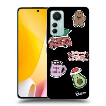Obal pro Xiaomi 12 Lite - Christmas Stickers