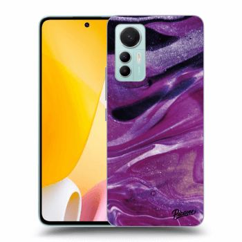 Obal pro Xiaomi 12 Lite - Purple glitter