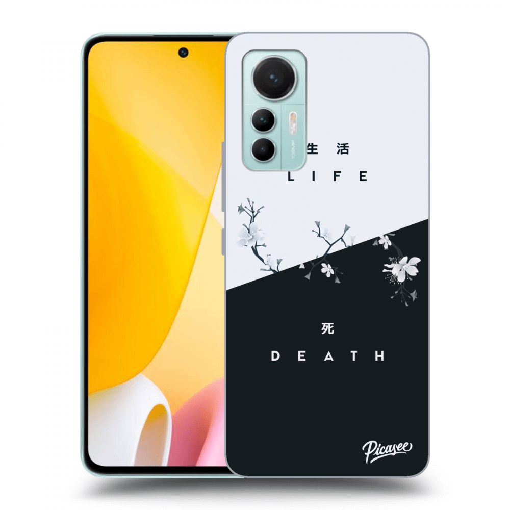 Picasee silikonový černý obal pro Xiaomi 12 Lite - Life - Death