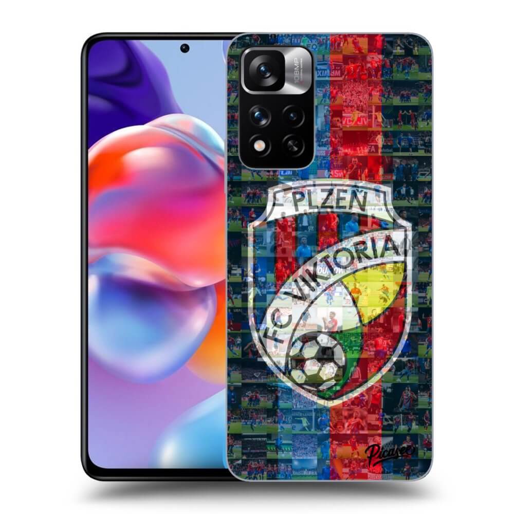 Picasee silikonový průhledný obal pro Xiaomi Redmi Note 11 Pro+ 5G - FC Viktoria Plzeň A