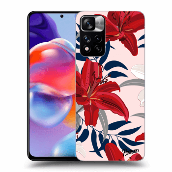 Obal pro Xiaomi Redmi Note 11 Pro+ 5G - Red Lily