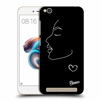 Picasee silikonový černý obal pro Xiaomi Redmi 5A - Couple girl White