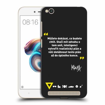 Obal pro Xiaomi Redmi 5A - Kazma - MŮŽETE DOKÁZAT, CO BUDETE CHTÍT