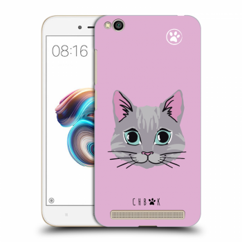 Picasee silikonový černý obal pro Xiaomi Redmi 5A - Chybí mi kočky - Růžová