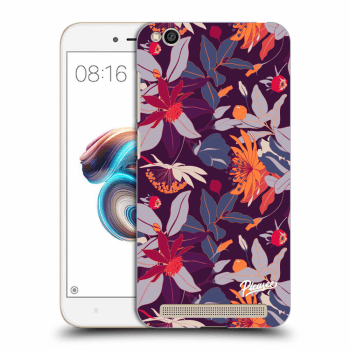Obal pro Xiaomi Redmi 5A - Purple Leaf