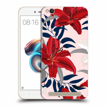 Obal pro Xiaomi Redmi 5A - Red Lily