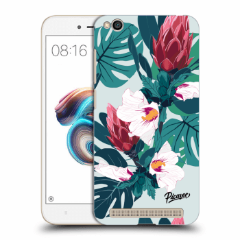 Picasee silikonový černý obal pro Xiaomi Redmi 5A - Rhododendron